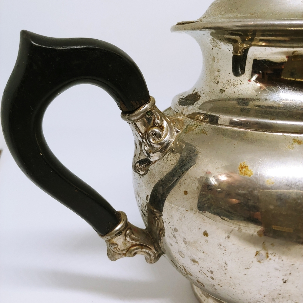 Antique 1910 Manning Quality Bowman Conn TeaPot - Picture 10 of 11